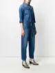 Pinko stonewashed denim jumpsuit