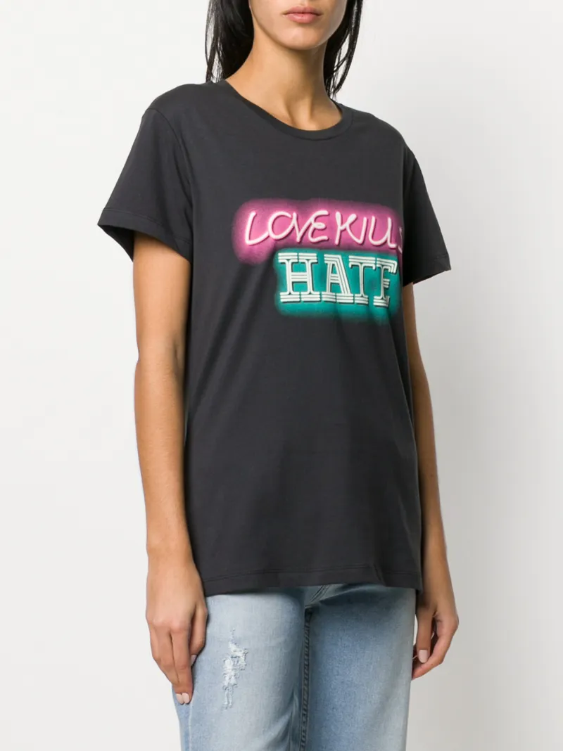 PINKO LOVE KILLS HATE T-SHIRT