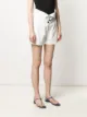 Pinko shorts de talle alto con pliegues