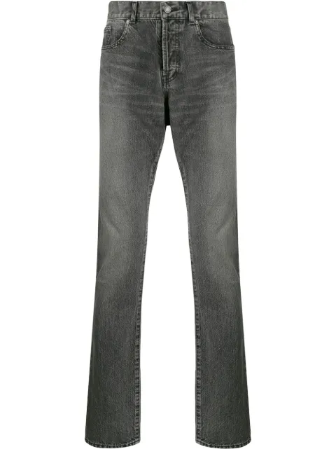 Saint Laurent faded effect jeans