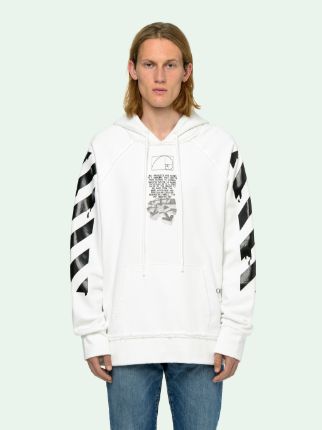 DRIPPING ARROWS INCOMPIUTO HOODIE in white | Off-White™ Official US