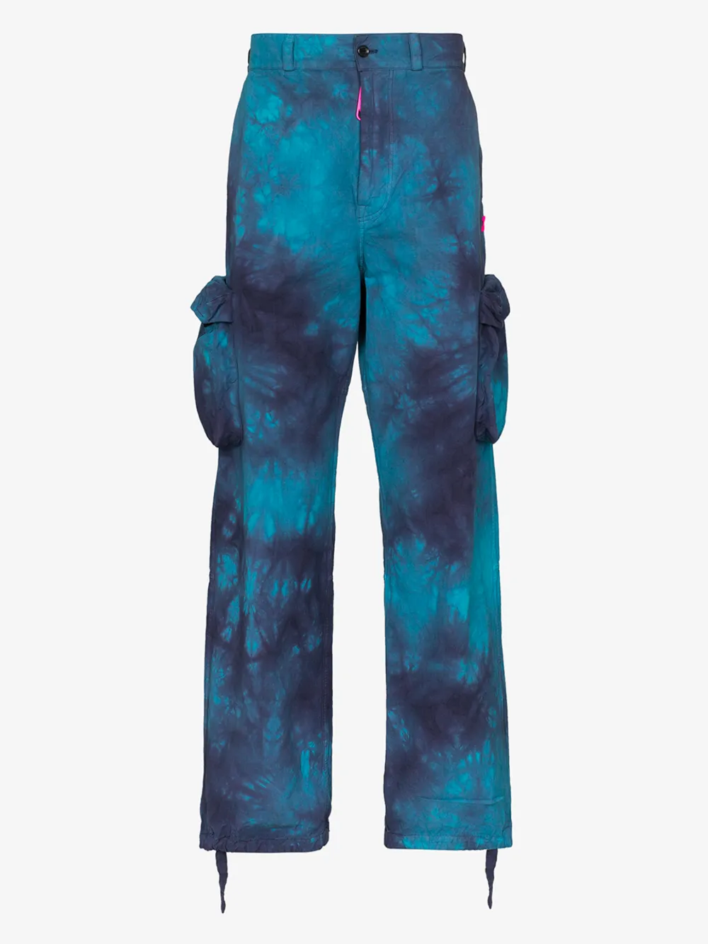 OFF-WHITE OFF-WHITE TIE-DYED CARGO TROUSERS,OMCF012R20A66001390014744285