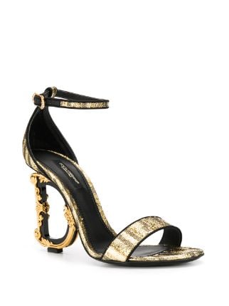\u0026 Gabbana baroque D\u0026G heeled sandals 