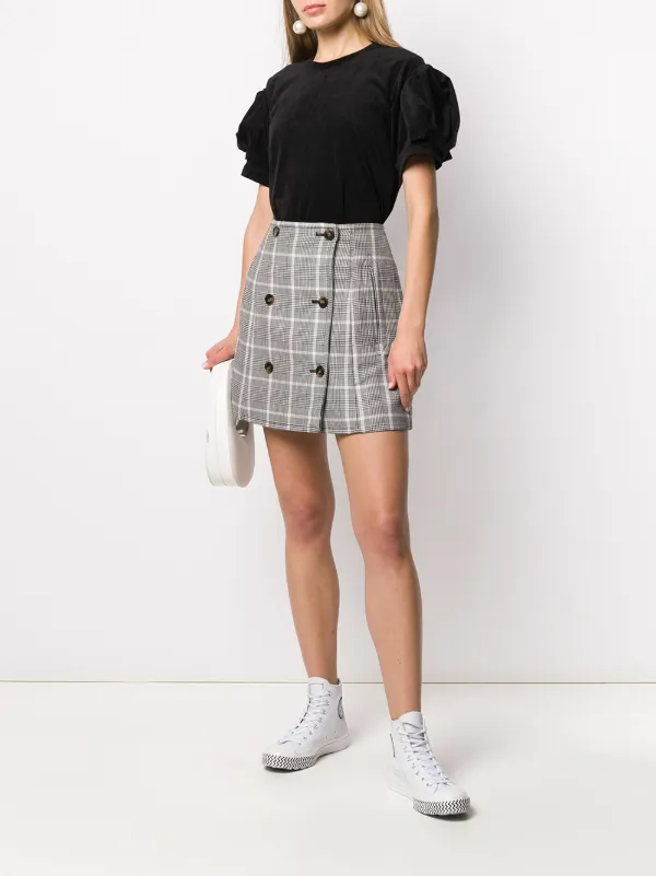 Comme Des Garçons Comme Des Garçons Textured Puff Sleeve T-shirt