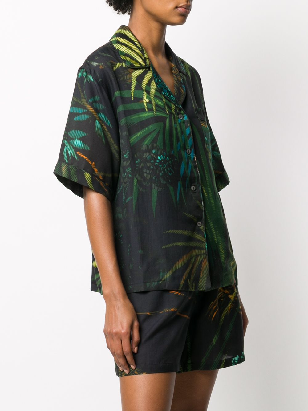 фото Alanui monkey jungle print shirt