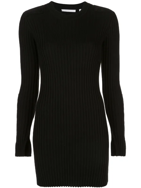 helmut lang black dress
