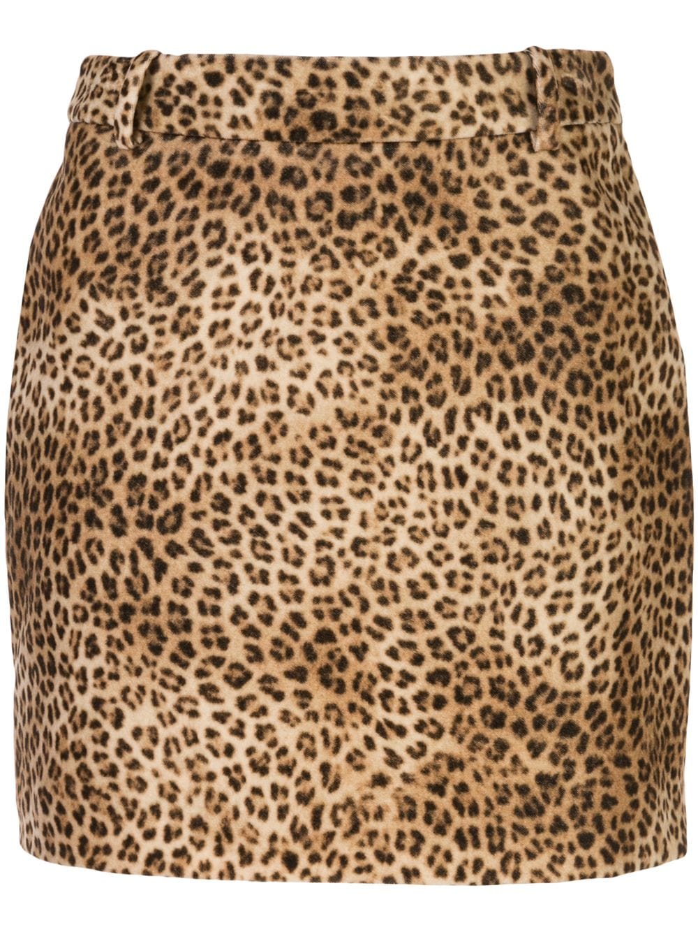 фото Nili lotan юбка мини rivoli с леопардовым принтом