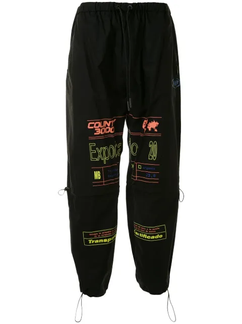 COUNTY OF MILAN Exportado technical track pants