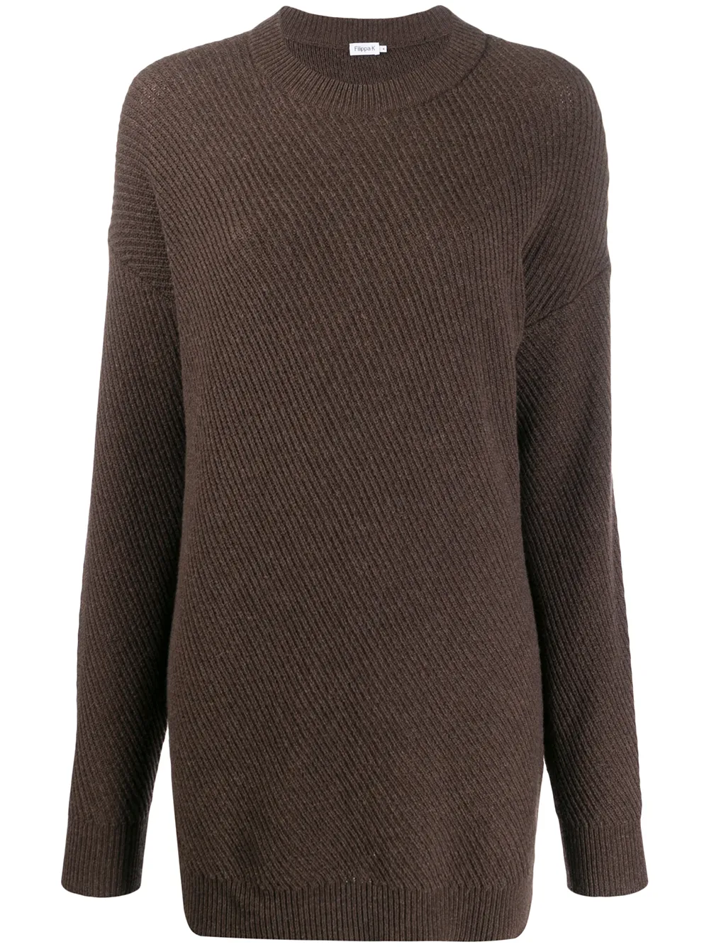 Filippa K Rebecca Ribbed Jumper In Brown