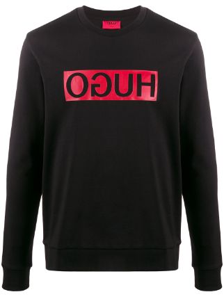 HUGO Reverse Logo Sweatshirt - Farfetch