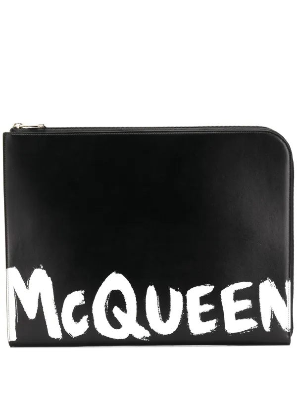 Alexander Mcqueen ロゴ クラッチバッグ 通販 Farfetch