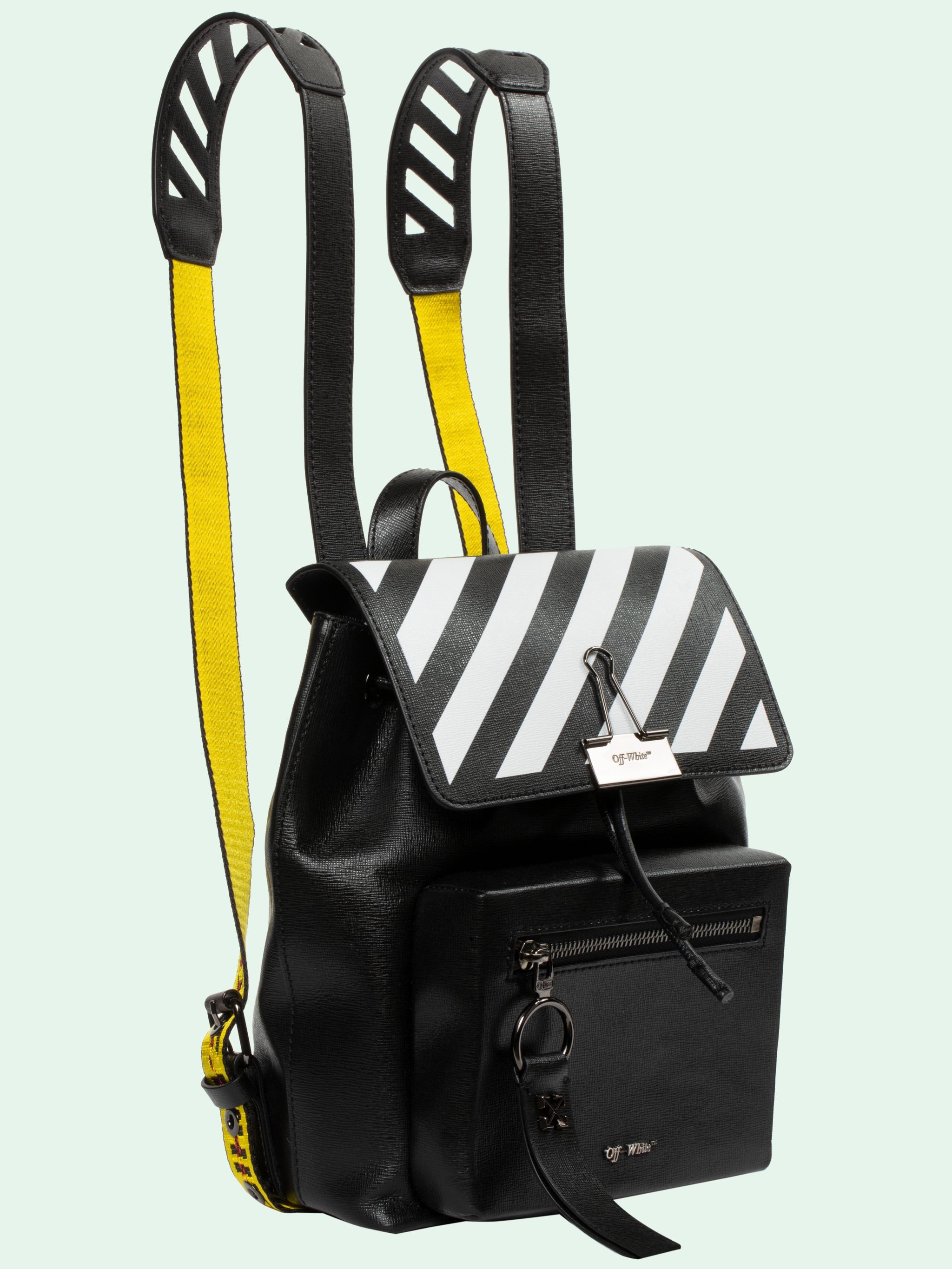 off white black diag backpack