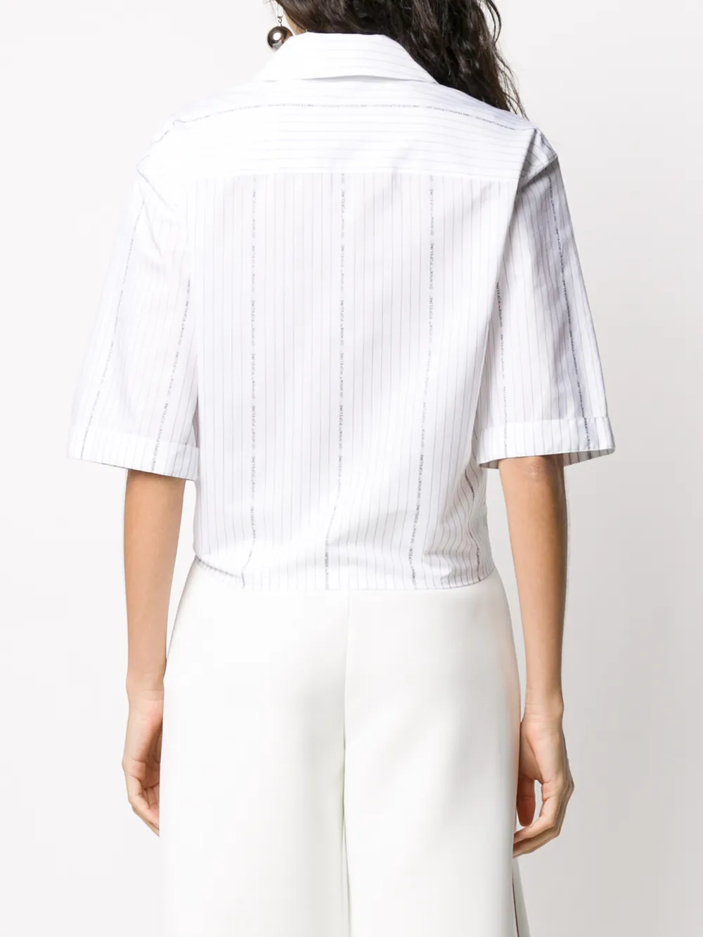 popeline baseball knot shirt