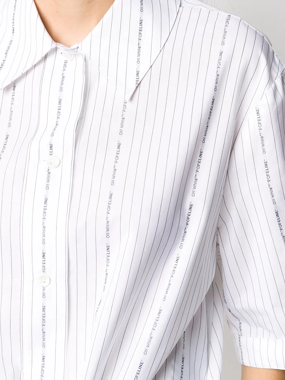 popeline baseball knot shirt