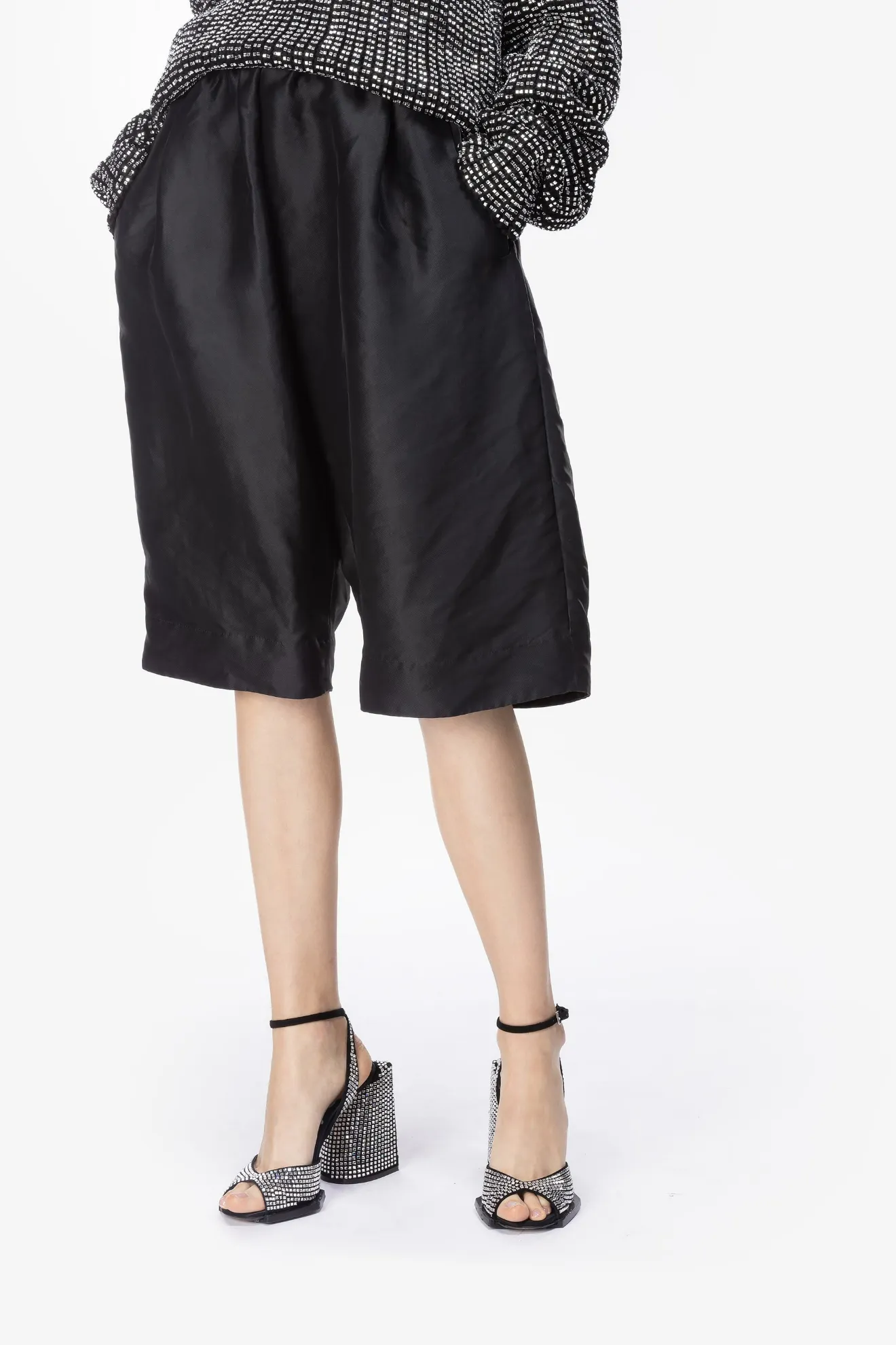 Wide-Leg Bermuda Shorts | N°21 