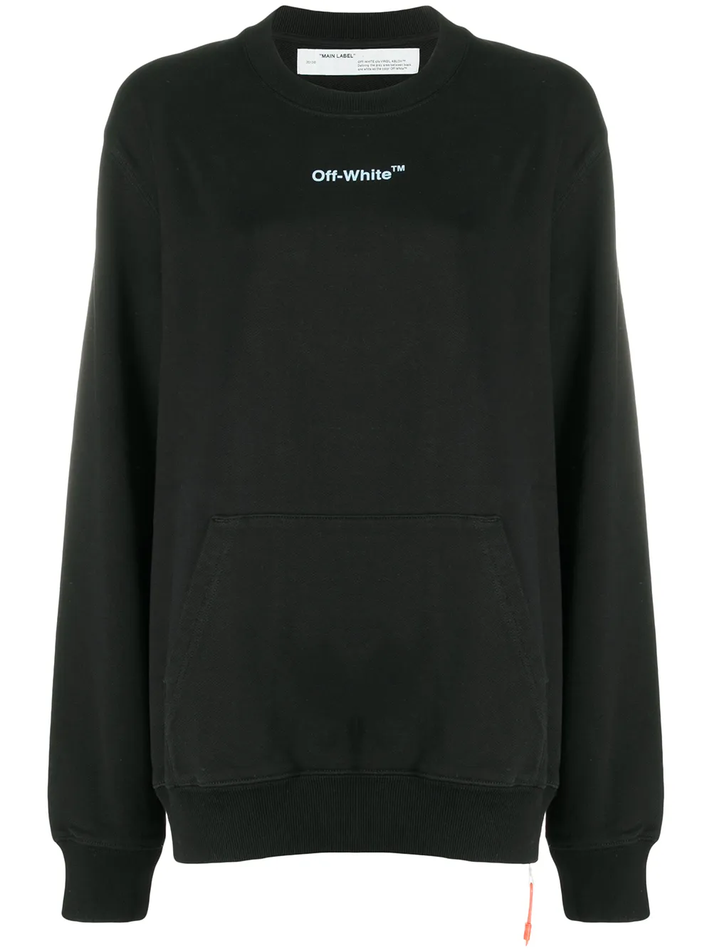 

Off-White logo print sweatshirt - Black