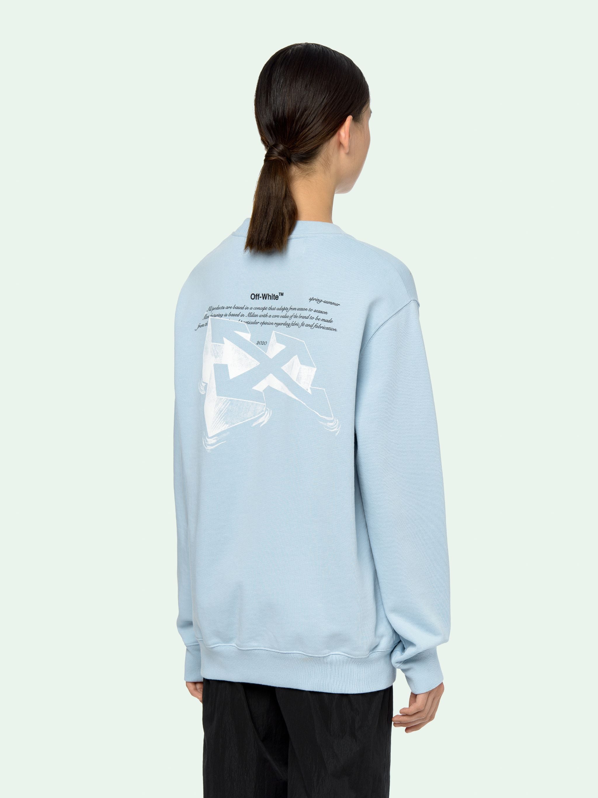 pale blue off white jumper