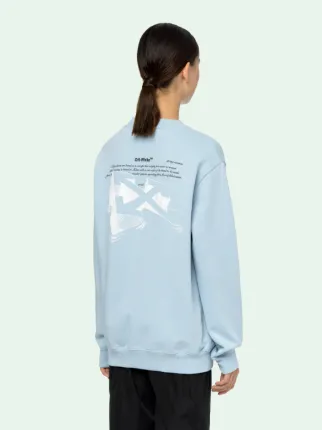 PALE BLUE ARROWS SWEATSHIRT | Off-White 