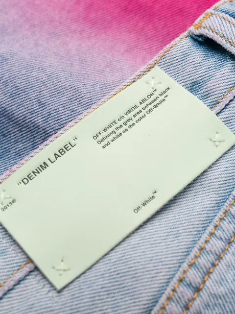 denim label off white