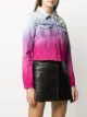 Off-White spray paint-effect denim jacket