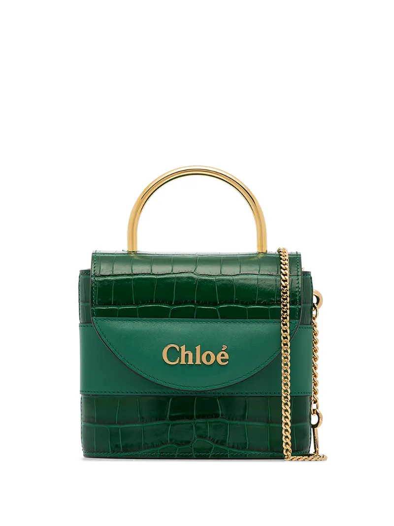 Chloe green handbag clearance