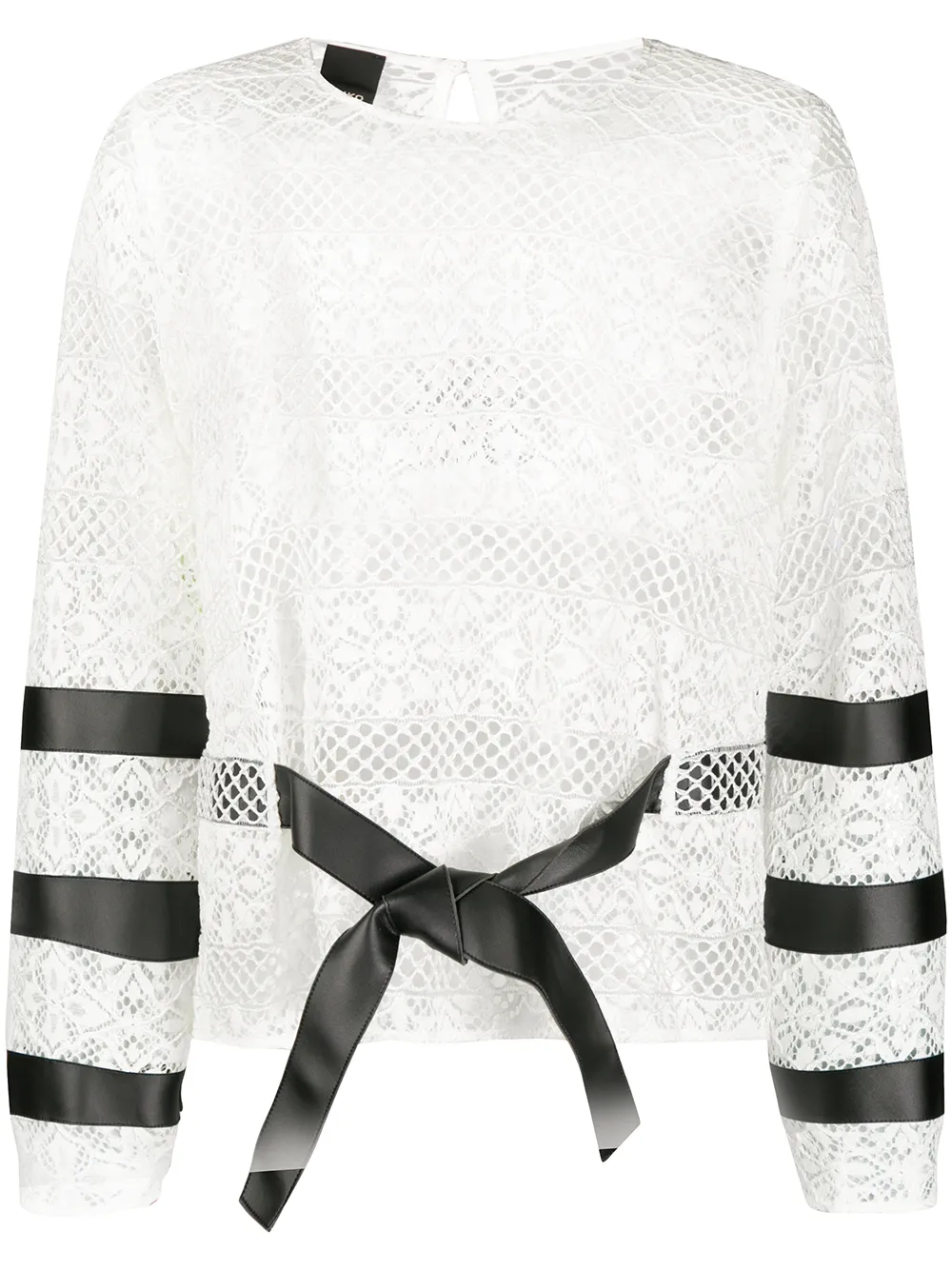 Pinko Bluse Aus Spitze F4Nmx MVySg Pinko Bluse Aus Spitze F4Nmx MVySg