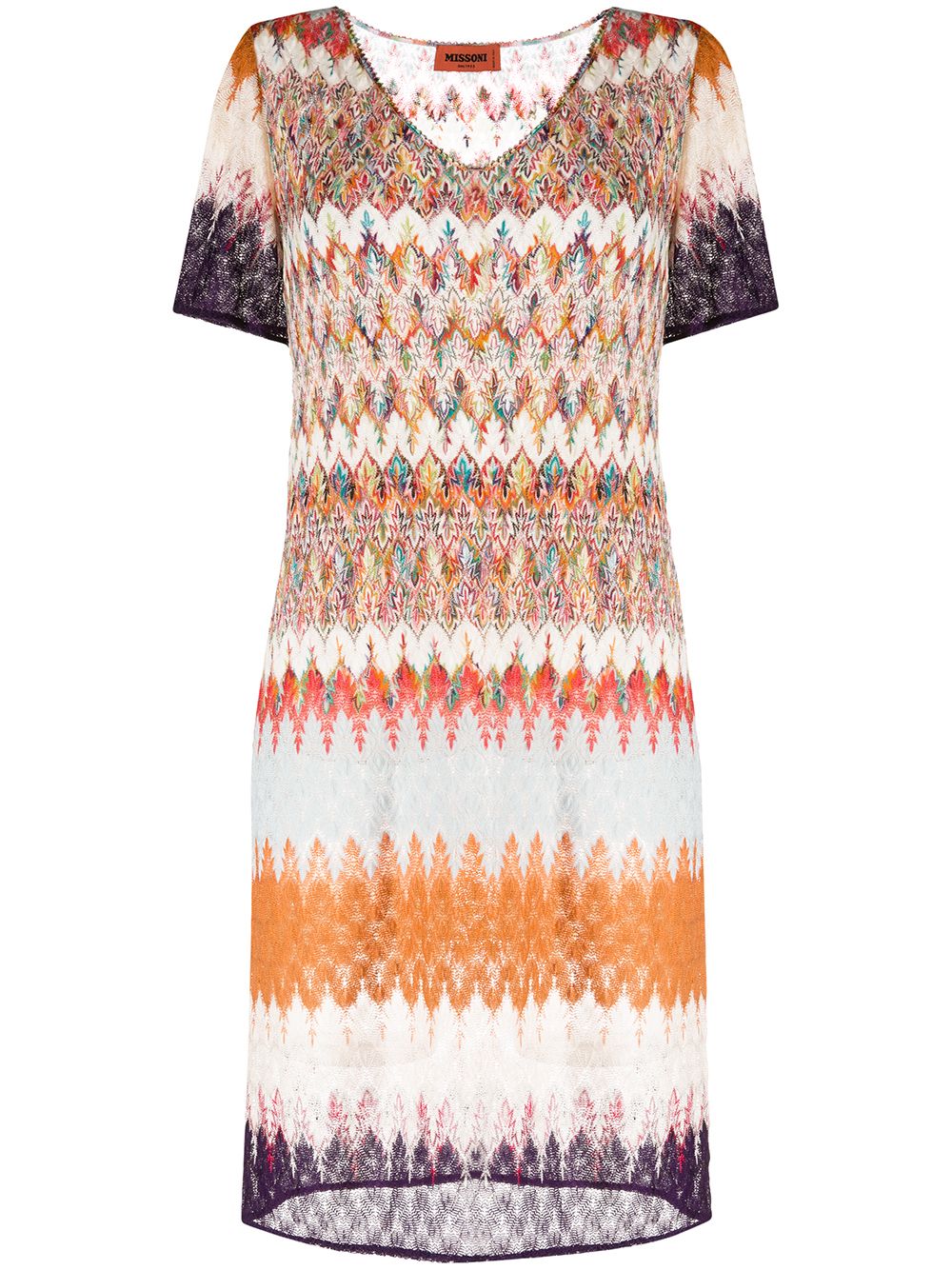 фото Missoni трикотажное платье со вставками