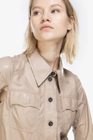 Crease-Effect Cargo Shirt | N°21 