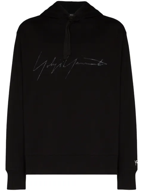 Y-3 signature logo hoodie