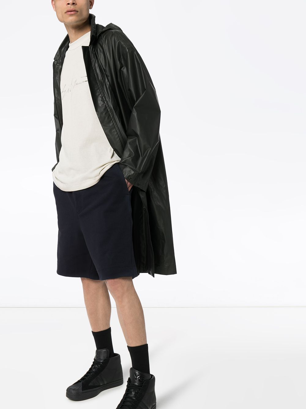 фото Y-3 drawstring track shorts