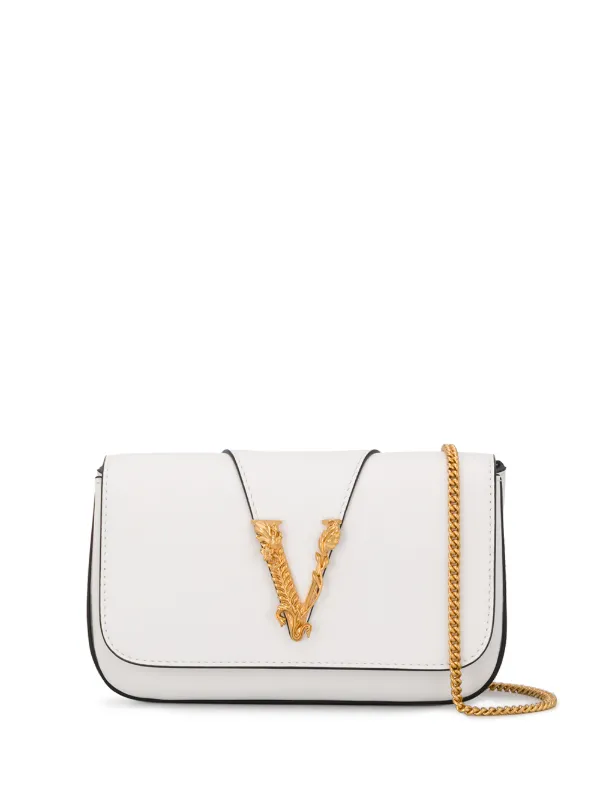 versace white bag