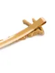 Versace crystal logo hair pin