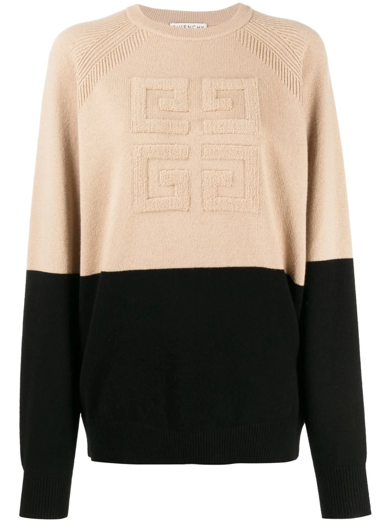 Givenchy 4G two-toned knitted jumper 