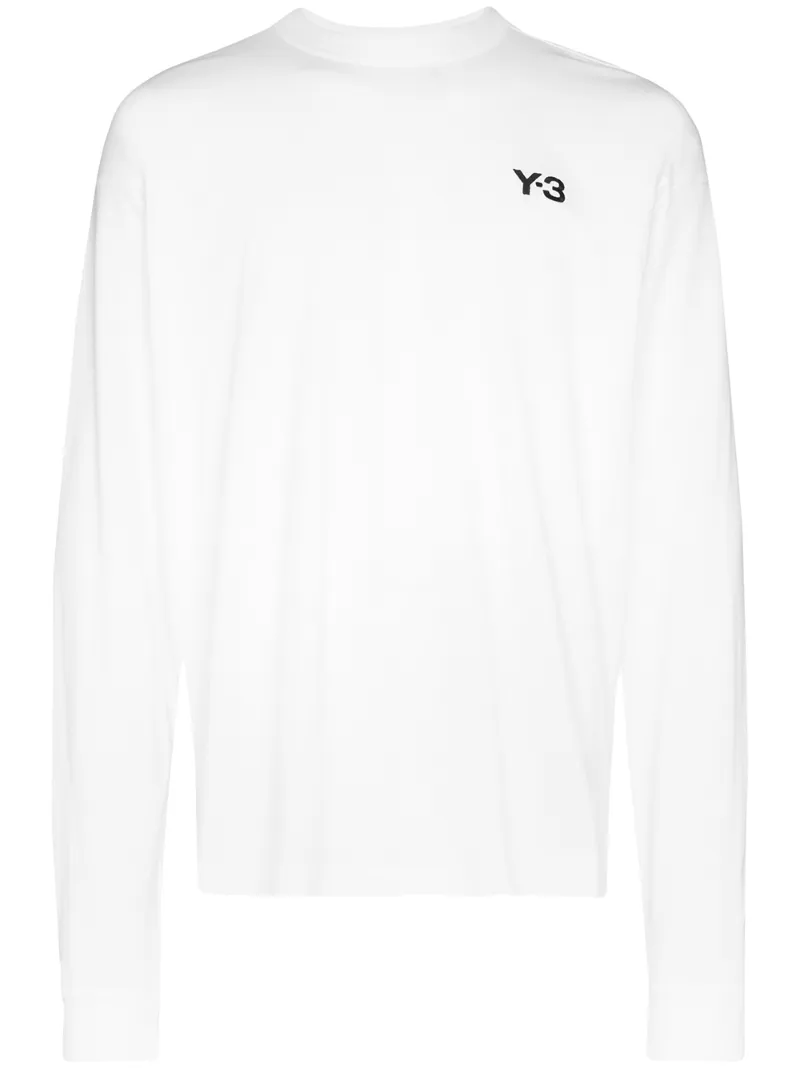 ワイスリーY-3 Alley Print Long Sleeve Tee Y-3 Alley Print Long Sleeve T-shirt In Core White | ModeSens