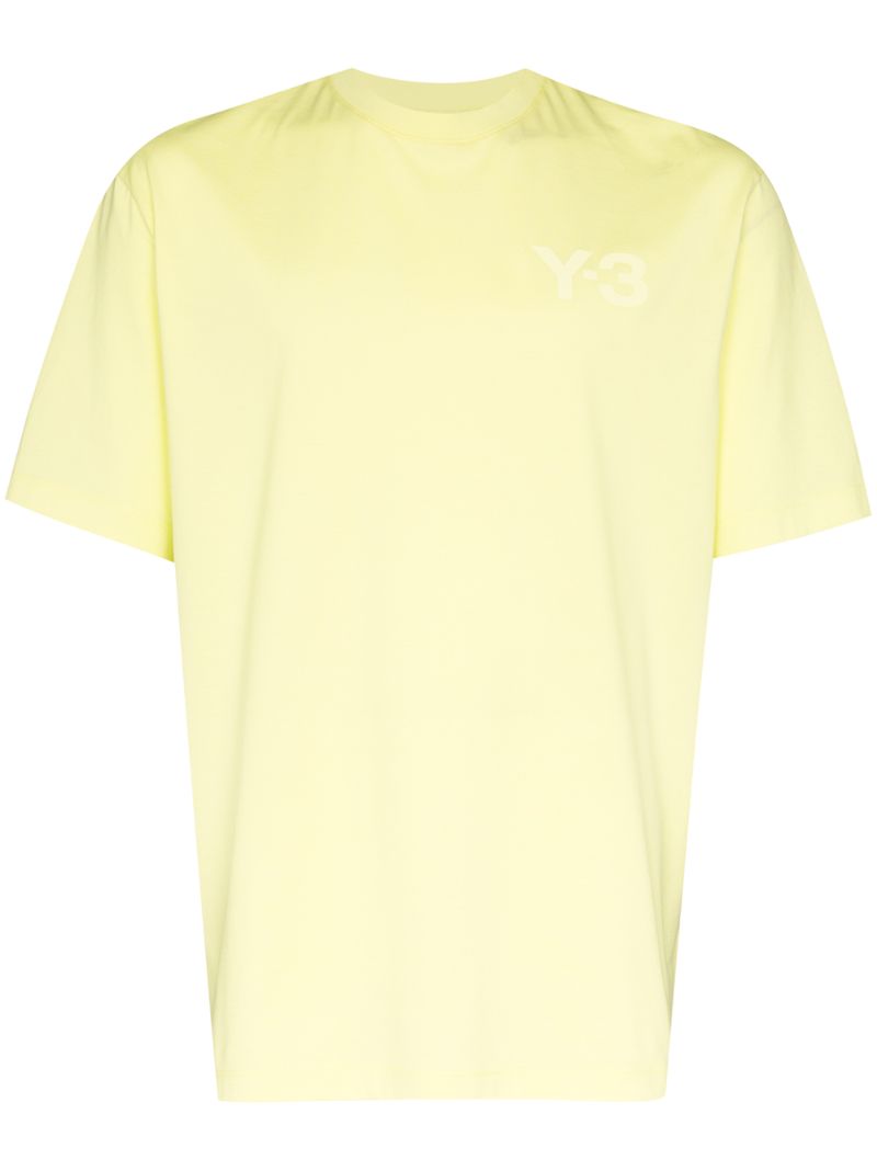 Shop Y-3 Short Sleeve T-shirt In Yellow