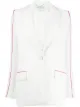 Image 1 of Off-White contrasting trim single-breasted blazer