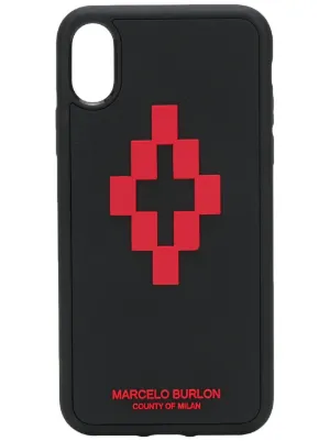 Marcelo Burlon County Of Milan Wings-print Iphone Xs Max Case In Black