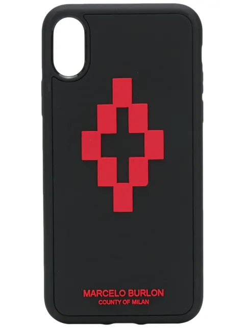 Marcelo Burlon County of Milan 3D cross logo iPhone XS case
