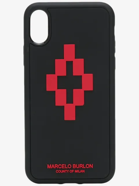 COUNTY OF MILAN coque d'iPhone XS à logo 3D