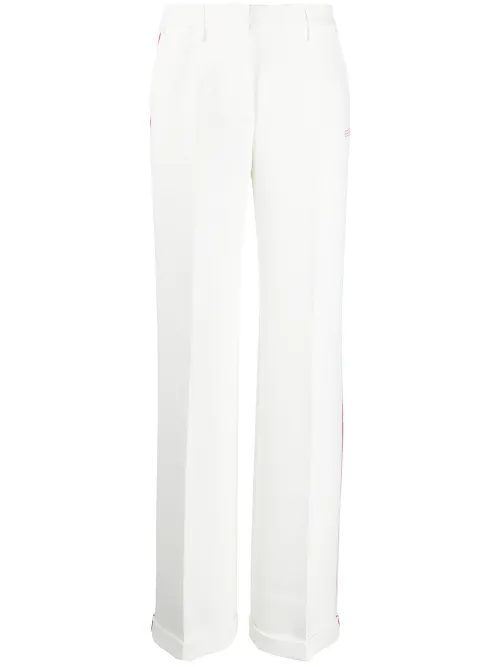 Pantalon de costume à liserés contrastants - Off-White - Modalova