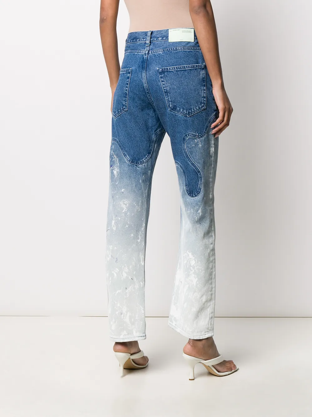 bleached baggy jeans