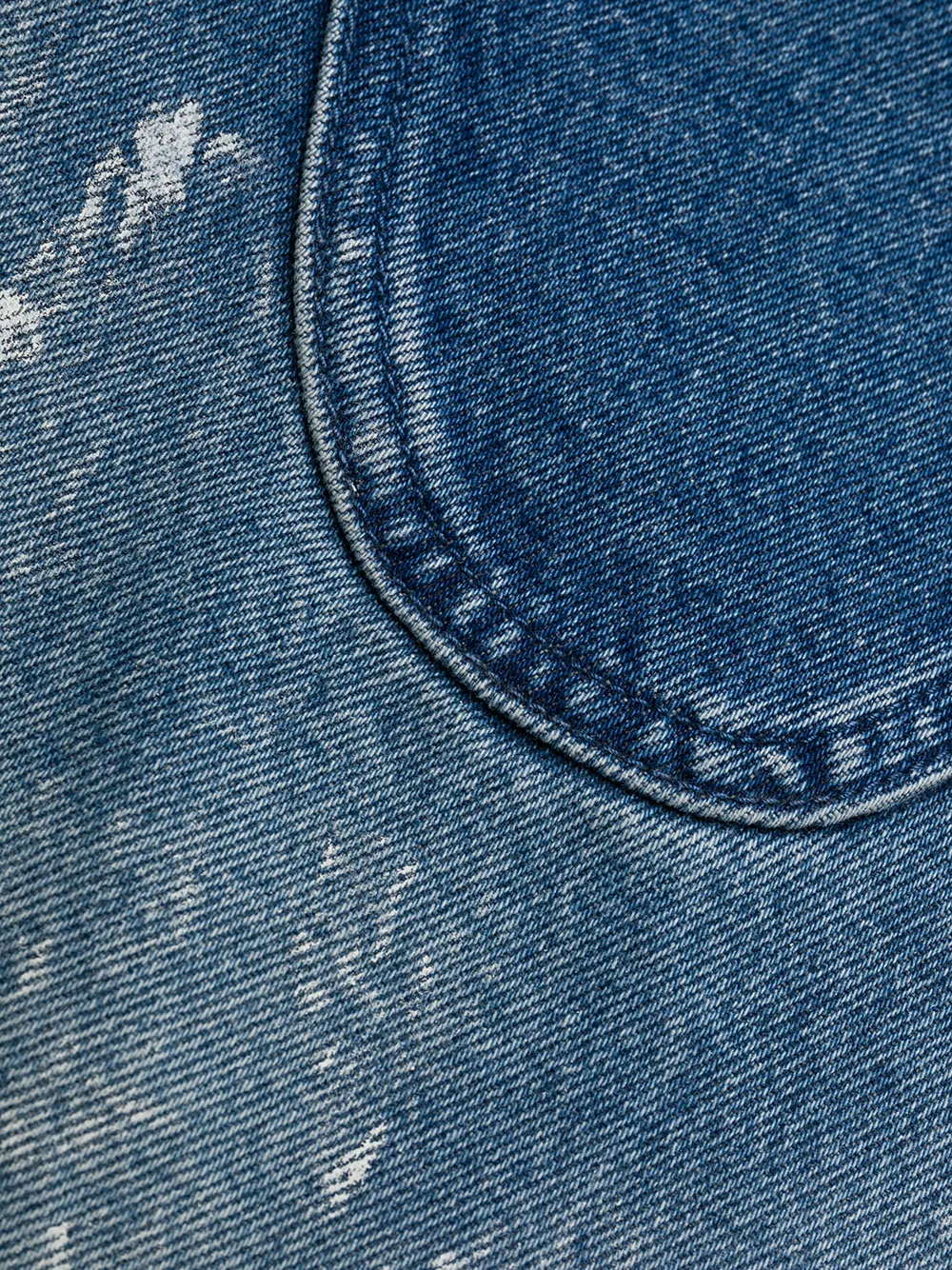 bleached baggy jeans