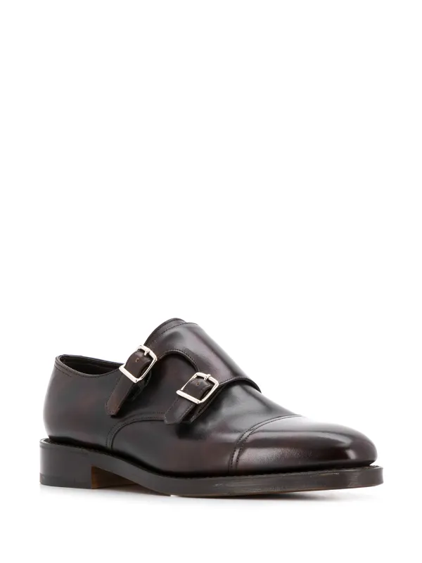 John Lobb William Buckled Monk Shoes | Brown | FARFETCH HK