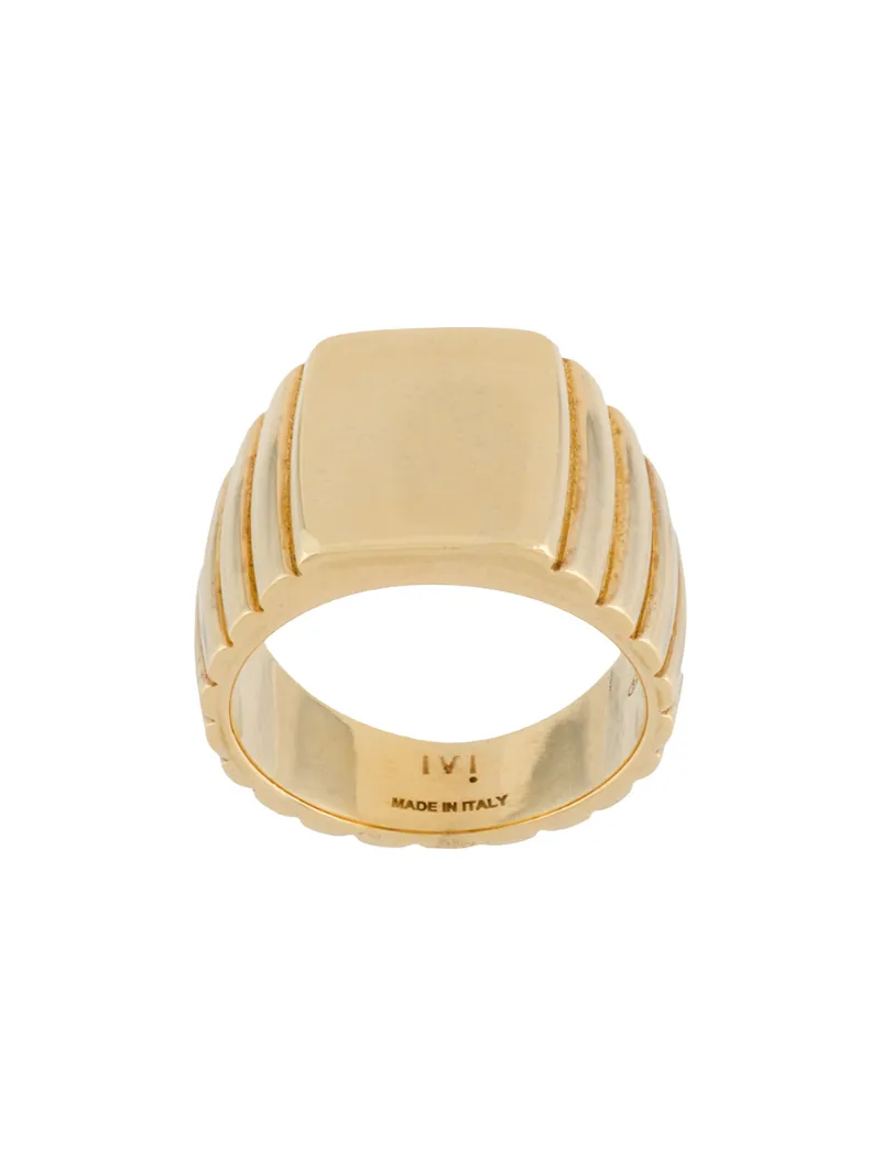 I.V.I. SIGNORE RECTANGULAR SIGNET RING