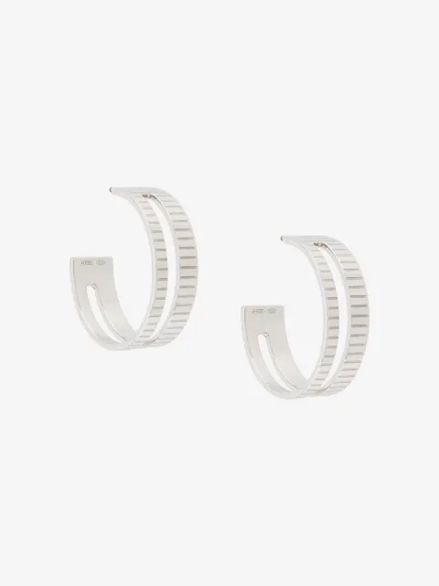 IVI slot hoop earrings