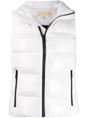 michael kors vest womens white