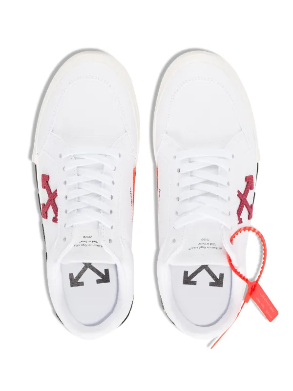 off white low vulcanized sneakers womens