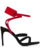 Image 1 of Off-White Zip Tie strappy sandals