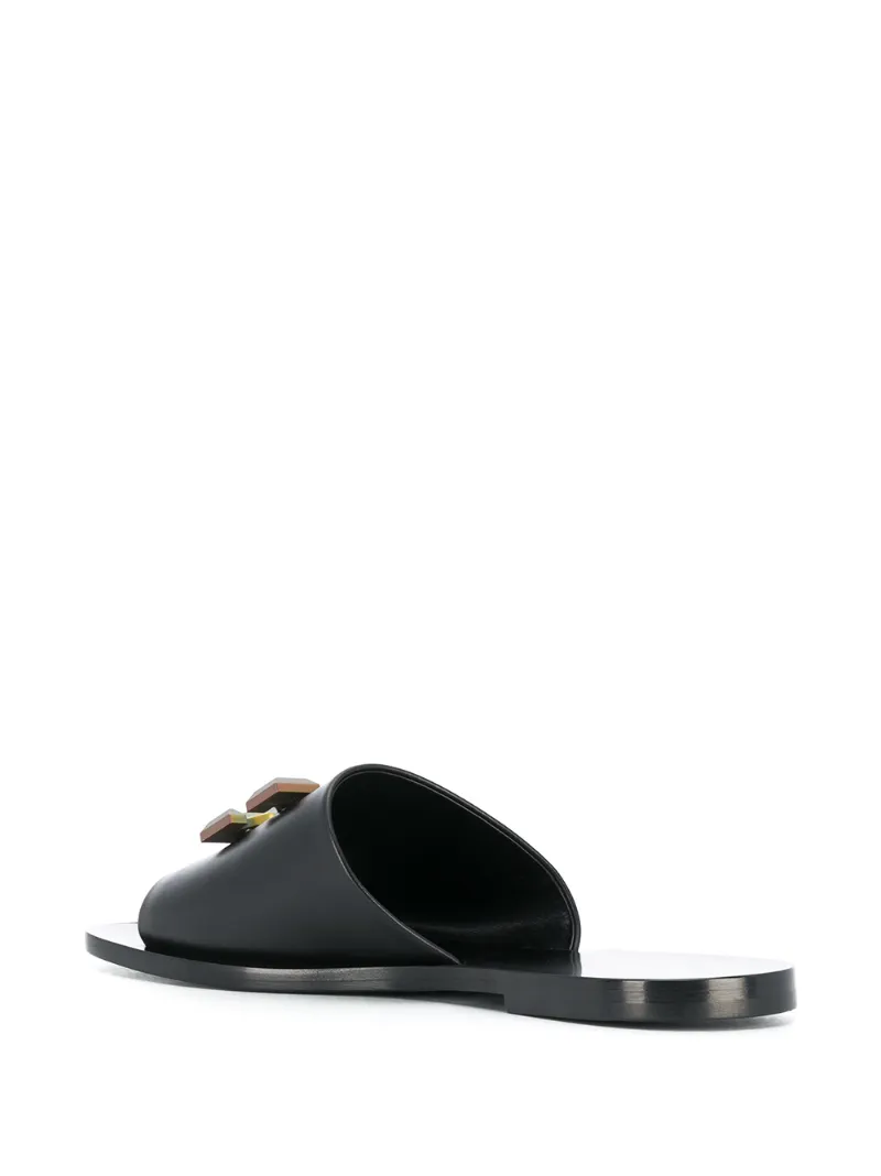 OFF-WHITE ARROWS PLAQUE SLIDE SANDALS