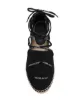 Off-White diagonal stripe tie espadrilles